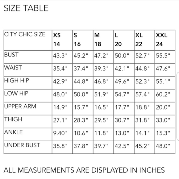 CITY CHIC Elegant Black A-Line Dress - Plus Size XL/ 22 NWT - Picture 11 of 12